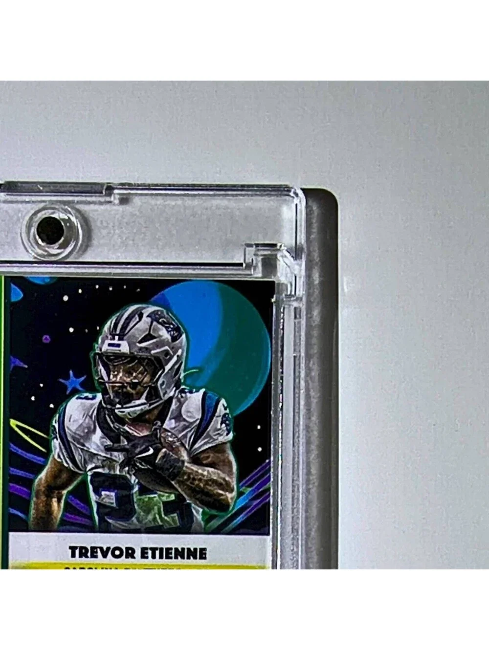 Trevor Etienne 2025 Topps Chrome Cosmic Refractor NFL #115 Carolina Panthers